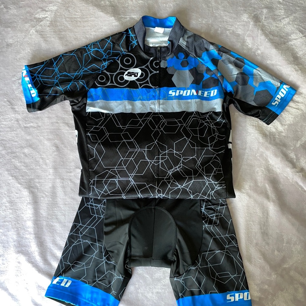Sponeed Mens Cycling Jersey Set